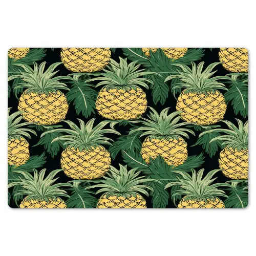 Patroon - Tropisch - Ananas - Illustratie Placemat vinyl groot 368 -zzsfeer1_Kitchenyeah-website