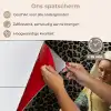 Melkmeisje - Kunst - Panterprint - Vermeer - Schilderij - Oude meesters keuken achterwand spatscherm klein -spatscherm_NL