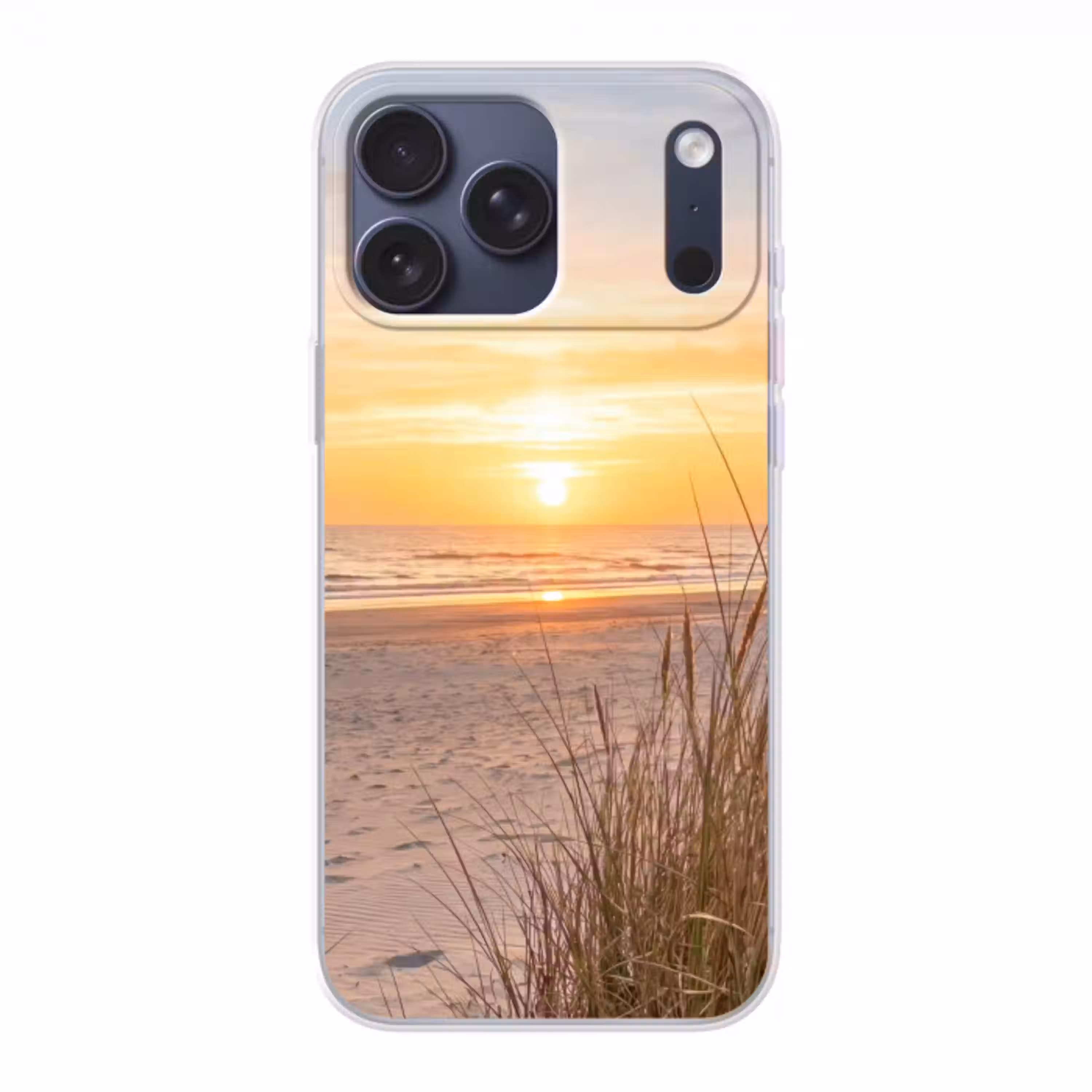 Zonsondergang - Duinen - Zee Telefoonhoesje iPhone 17 Pro Max klein -3d