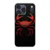 Krab - Rood - Vissen - Schaaldieren Telefoonhoesje iPhone 17 Pro Max klein -3d