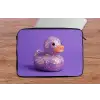 Disco - Eend - Paars laptophoes neopreen klein -tafel