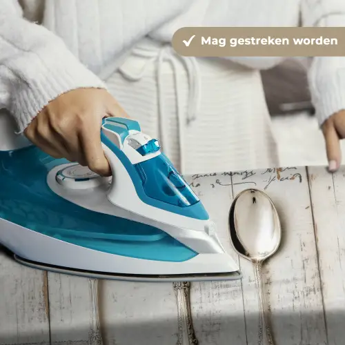 Zilver - Bestek - Hout Wandkleed katoen klein -sfeer9