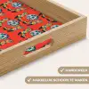 Rood - Disco - Patroon Dienblad Rechthoek middel 911 -USP_HandgreepNL
