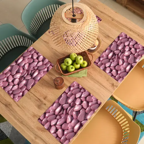 Roze - Glanzende - Stenen Placemat vinyl groot 368 -zzsfeer5_Kitchenyeah-website