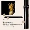 Ananas - Zwart - Goud - Luxe Inductie beschermer vinyl 3mm middel -zzzzzzz-induclip_DE