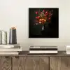 Bloemen - Takken - Boeket aluminium wit klein -sfeer1