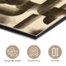 Abstract - Retro - Zwart aluminium wit klein 46 -closeup_DE