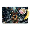 Kerst - Magie - Bos - Kleurrijk Placemat vinyl groot -zzzproduct_Kitchenyeah-website