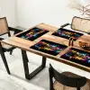 Skyline - Brug - Verlichting - Kleuren Placemat vinyl groot -zzsfeer4_Kitchenyeah-website
