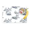 Aap - Palmboom - Blauw Placemat vinyl groot 368 -zzzproduct_Kitchenyeah-website