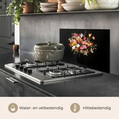 Vaas - Bloemen - Tulpen keuken achterwand spatscherm klein -usp_NL