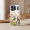 Bloemenveld - Lichte tinten - Geschilderd Telefoonhoesje iPhone 17 Pro klein -sfeer2