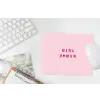 Girl power - Roze - Hartje muismat rubber klein -witbureau