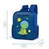 Dino - Planeet - Ster - Blauw Kinderrugzak - Blauw middel -productfoto_formaten