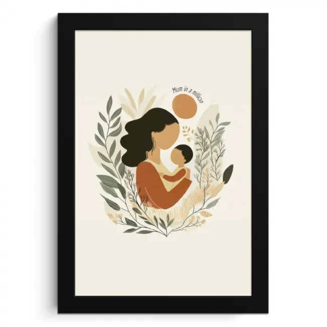 Illustratie - Quote - Moeder KitchenYeah - Keuken - Fotolijst klein -3d