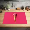 Schepijs - Roze - Hoorntje Inductie beschermer vinyl 3mm klein -sfeer5