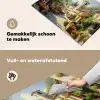 Dorp - Zon - Kraampjes - Huizen Inductie beschemer met haakjes klein -ky-schoon-nl