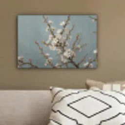 Botanisch - Stilleven - Blauw canvas 2cm klein -sfeer3