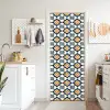 Klassiek - Geometrisch - Blauw deurposter klein 289 -sfeer5