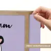 Panda - Paars - Strikje - Kawaii Light Box met batterij (Wandlamp kind) middel -USP_websiteprintNL
