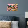 Rivier - Diepte - Bloemen poster papier klein -sfeer2