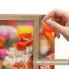 Bloemenveld - Klaprozen - Kleurrijk Light Box met batterij (Wandlamp) middel -USP_websiteprintNL