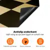 Schaakstuk - Koning - Schaakbord - Geblokt Inductie beschermer vinyl 3mm klein -zzzzzzz-td-onderkant