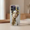 Sierlijk - Vrouw - Goud - Ogen Telefoonhoesje iPhone 17 Pro klein -sfeer2