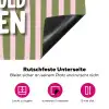 What's the best that could happen - Strepen - Groen - Roze Inductie beschermer vinyl 3mm klein -zzzzzzz-lf-onderkant
