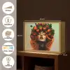 Vrouw - Aardbeien - Kroon Light Box met batterij (Wandlamp) middel -USP_websiteoverzichtNL