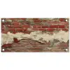 Muur - Baksteen - Verweerd tuinposter los doek klein -3d