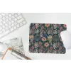 Botanisch - Patroon - Blauw muismat rubber klein 262 -witbureau