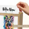 Hond - Verf - Dieren - Kleurrijk - Duitse Herder Light Box met kabel (Kinderlampje) klein -USP_websiteprintFR