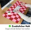 Furture - Geblokt - Rood Muismat XXL klein -ysfeer3_duits
