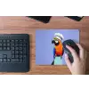 Papegaai - Koksmuts - Vogel - Leuk muismat rubber klein -toetsenbord