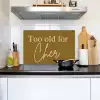 Groen - Too old for cher - Roze Inductie beschemer met haakjes klein -sfeer2