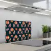 Rolschaatsen - Patroon - Disco keuken achterwand spatscherm klein 900 -3d_schuin