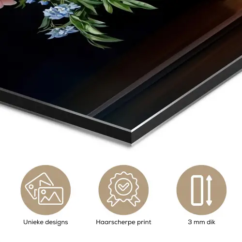 Pastel - Bloemen - Glazen - Vaas aluminium wit klein -closeup_NL