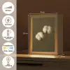 Takken - Katoen - Wit - Bollen Light Box met kabel (Tafellamp) klein -USP_NL