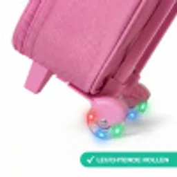 Eenhoorn met kleurrijke bloemen Kinderkoffer - Roze klein -wiel_DE