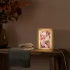 Bloemen - Kunst - Abstract - Verf Light Box met kabel (Tafellamp) klein -sfeer4