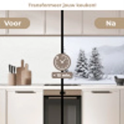 Fijnsparren - Sneeuw - Winter - Landschap - Stilte keuken achterwand 2 middel -voor-na2_NL