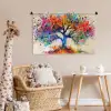 Levensboom - Natuur - Kleurrijk - Boom Wandkleed katoen middel -wsfeer5_kind