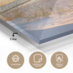 Strand - Zon - Duin - Gras - Zand - Horizon plexiglas 5mm klein -wsfeer2_DE