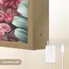 Flamingo - Schildpad - Roze Light Box met batterij (Wandlamp kind) middel -USP_websiteoplaadbaarNL