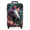 Koffer - Paard - Natuur - Bloemen - Bos - Dieren Koffer - NBS - Handbagage middel -productfoto_recht