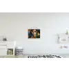Portret - Abstract - Vormen textielposter latten blank klein -kinderkamer