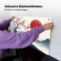 Kersenbloesem - Oosters - Rood Inductie beschemer met haakjes klein -ky-ophangen-de