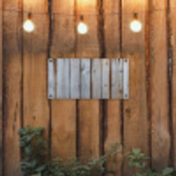 Hout - Planken - Verweerd tuinposter los doek klein -sfeer1