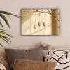 Beige - Paastak - Eieren canvas 2cm klein -sfeer1
